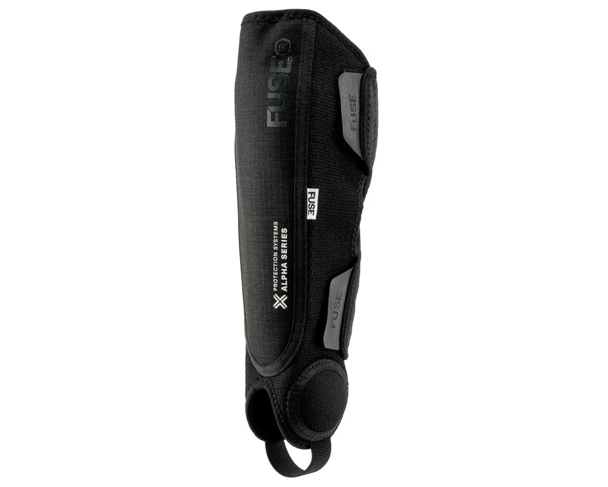 Fuse Alpha Plus Shin Guard/Ankle Guard Combo (Black/Grey) (L) - view 2